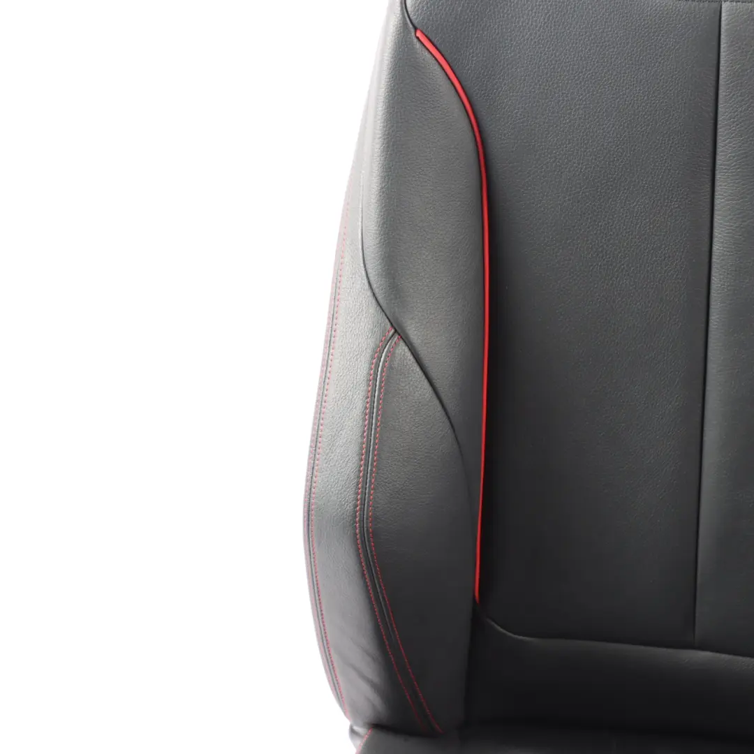  Front Seat BMW F30 F31 Left N/S Sport Heated Memory Black Leather Red Stitching - SKU RHD-7392473-1 - Part number 7392473