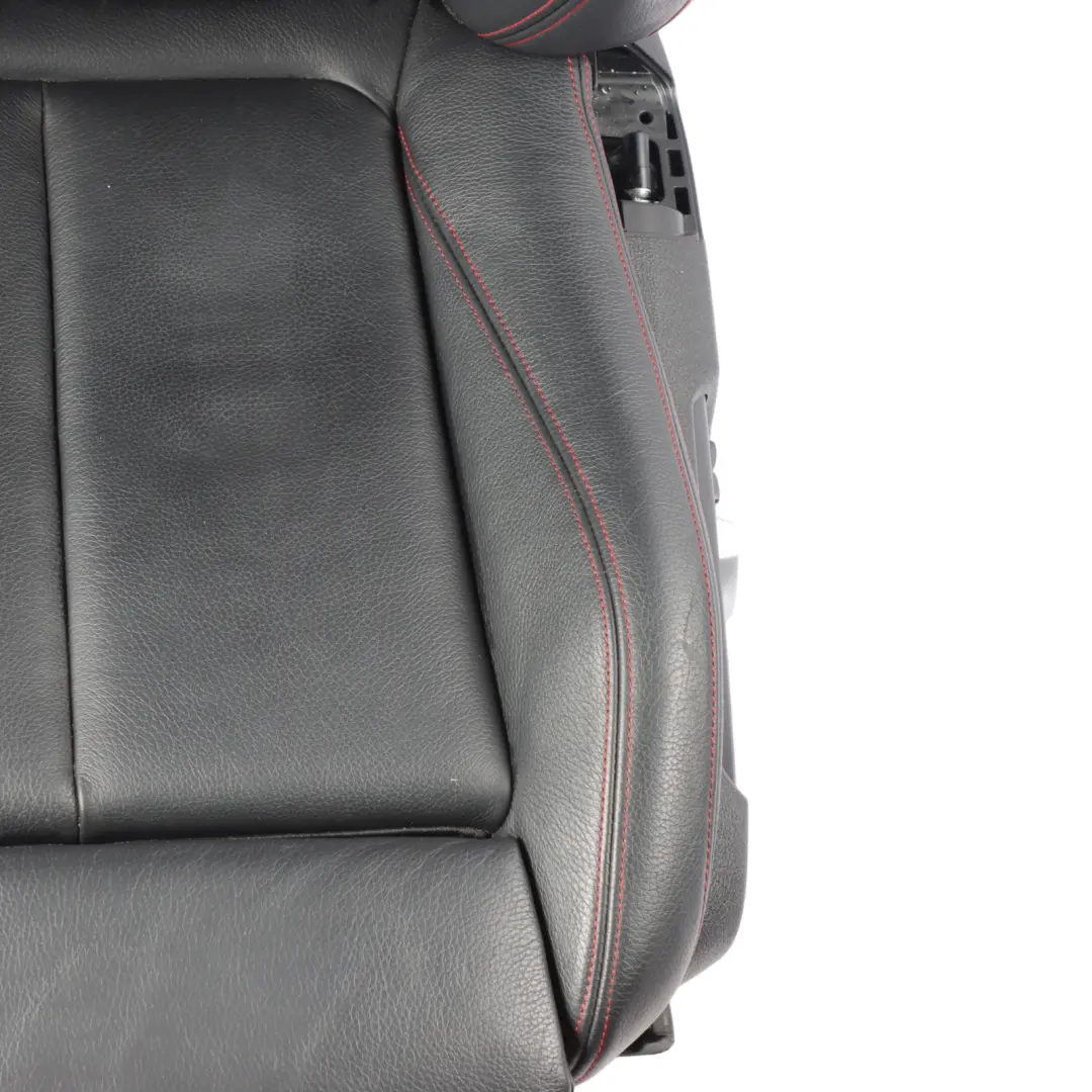  Front Seat BMW F30 F31 Left N/S Sport Heated Memory Black Leather Red Stitching - SKU RHD-7392473-1 - Part number 7392473