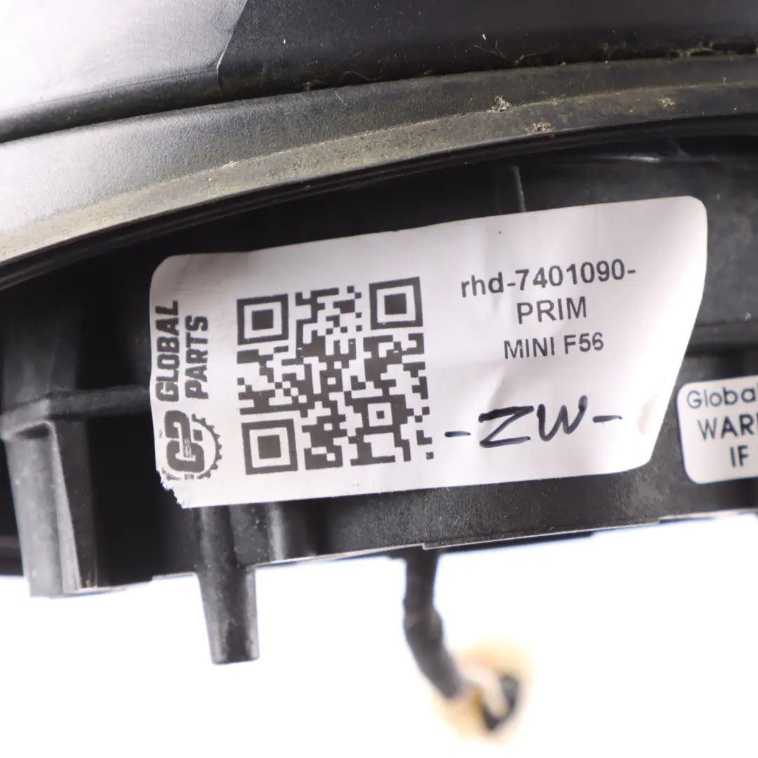 BMW Mini Cooper F55 F56 F57 Right O/S Outside Heated Wing Mirror Primed 5 Pins - SKU rhd-7401090-PRIM - Part number 7401090