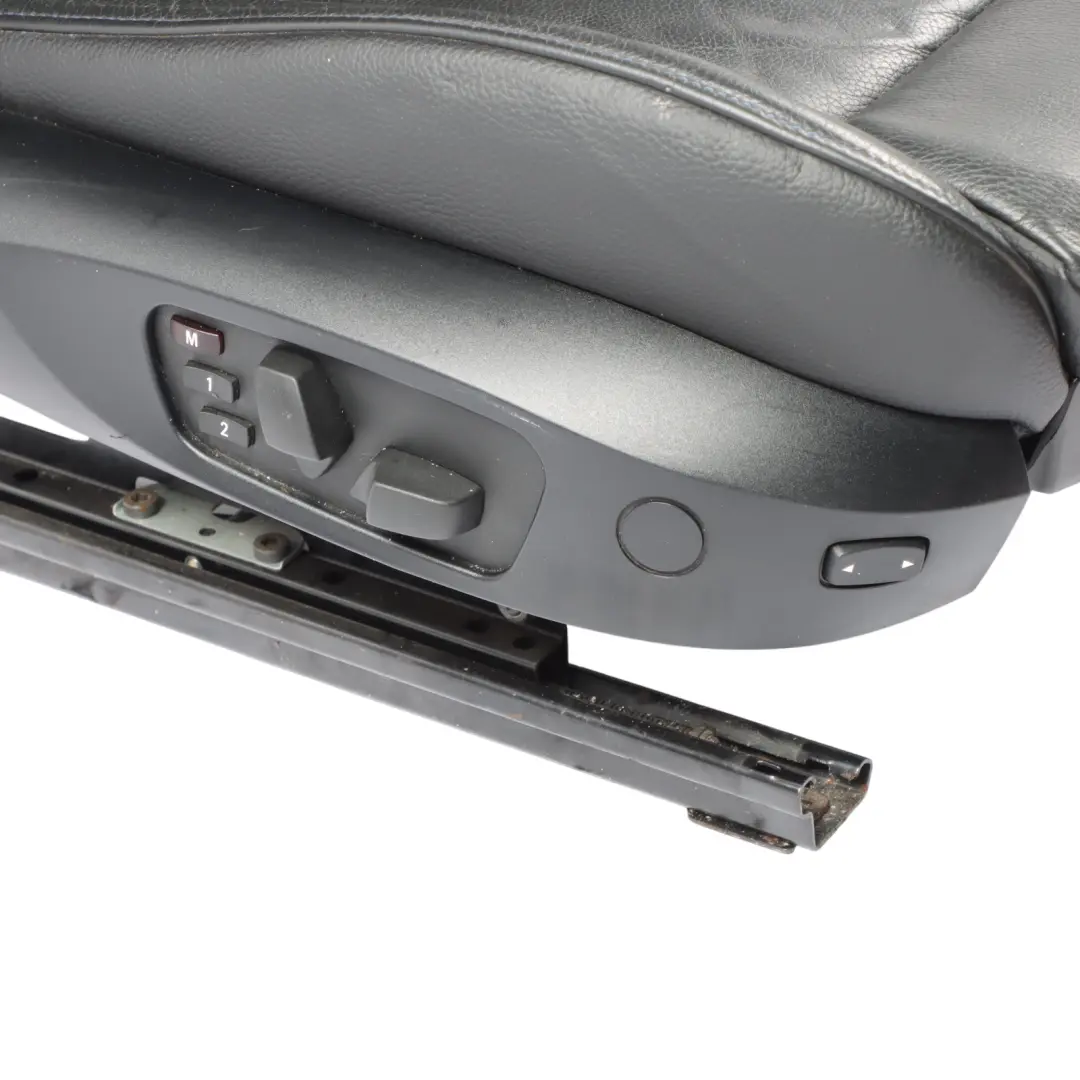 Front Seat M Sport Right O/S Memory Black Leather Dakota Contrast Blue to BMW E92 with Part number 7843050 BMW E92 Front Seat M Sport Right O/S Memory Black Leather Dakota Contrast Blue - SKU RHD-7843050-3 - Part number 7843050