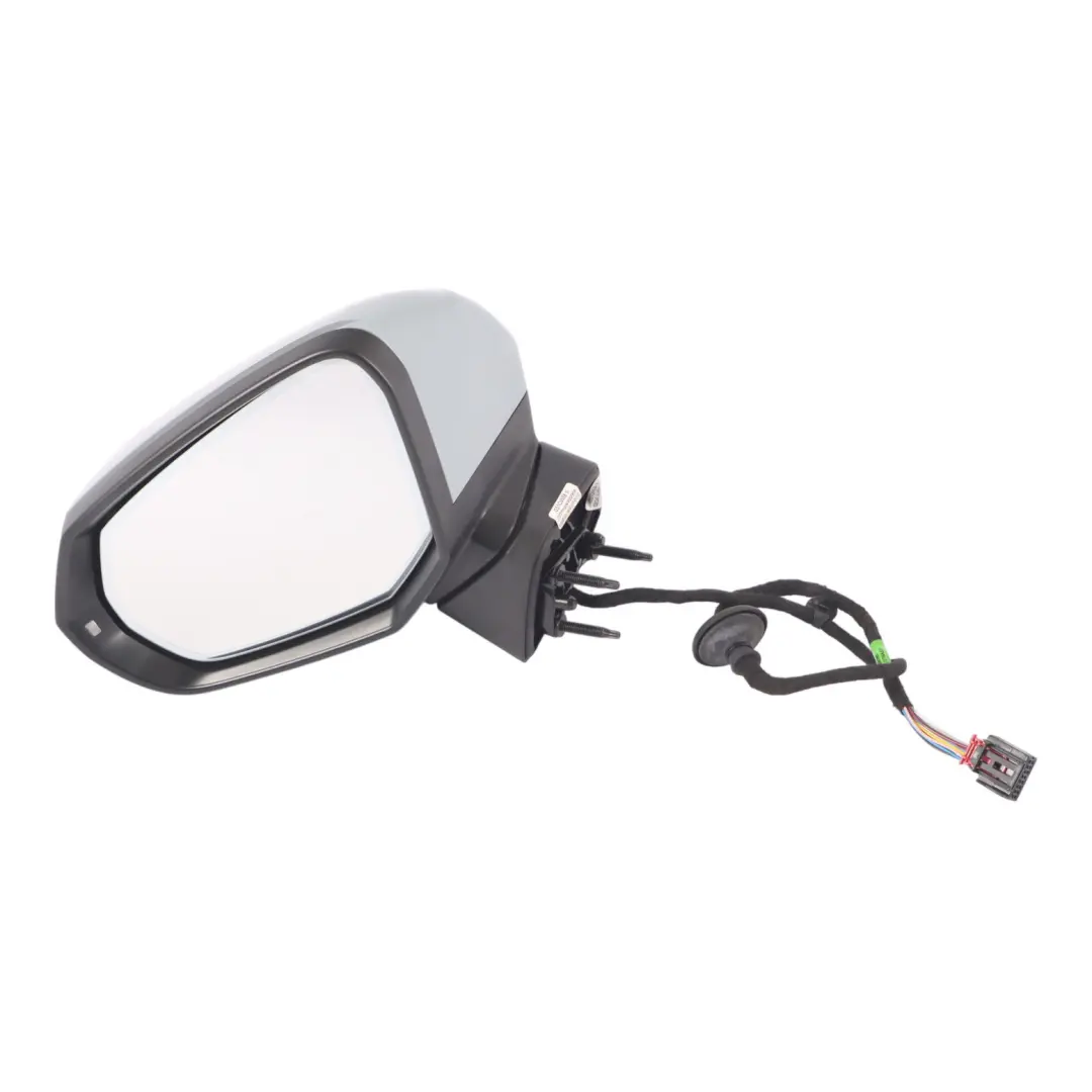 Audi Q2 Wing Mirror Door Left N/S Heated Power Fold Arrow Grey Pearl Effect Z7W - SKU RHD-81C857409C-AGR - Part number 81C857409C