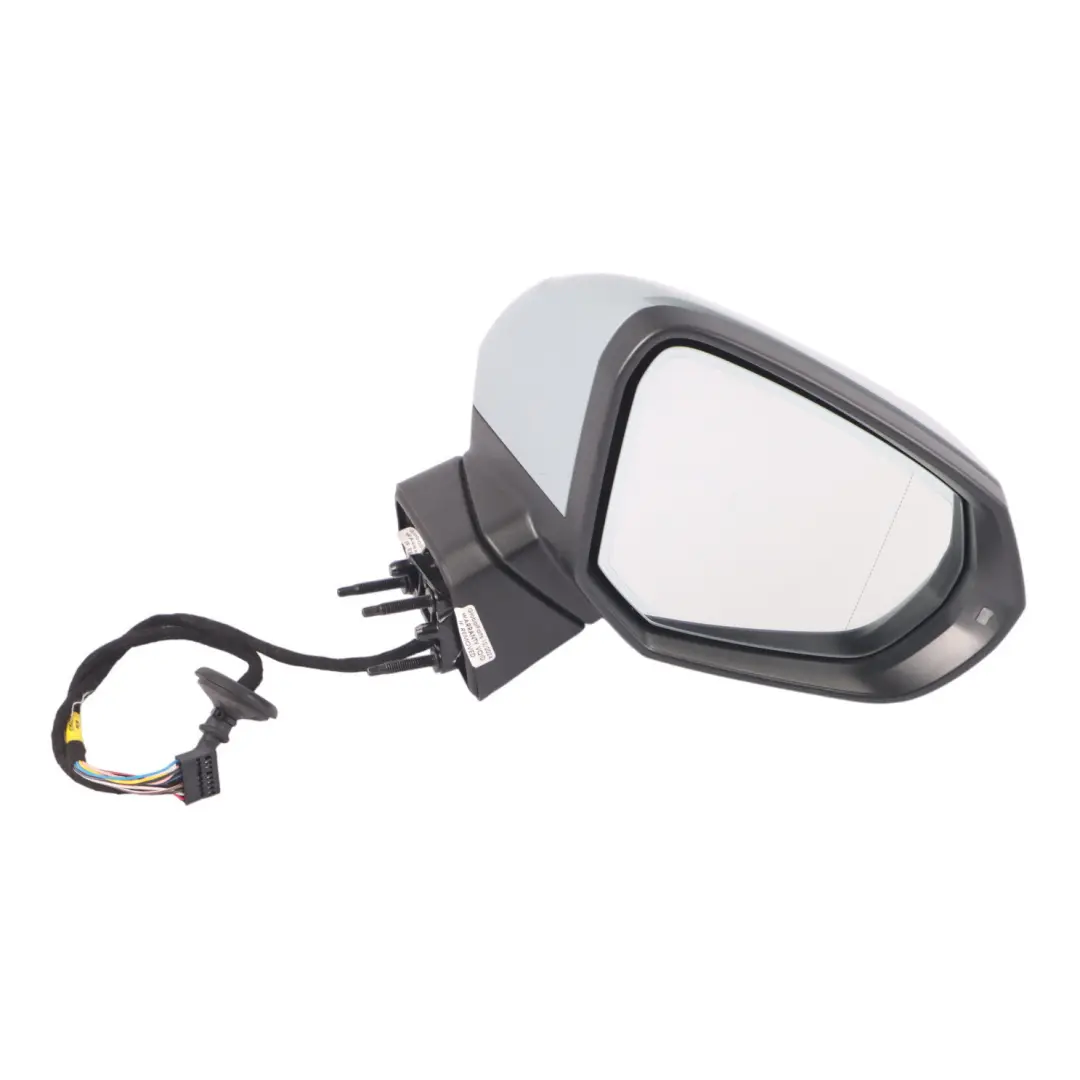 Audi Q2 Wing Mirror Door Right O/S Heated Power Fold Arrow Grey Pearl Effect Z7W - SKU RHD-81C857410C-AGR - Part number 81C857410C