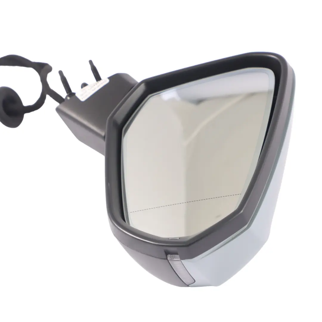 Audi Q2 Wing Mirror Door Right O/S Heated Power Fold Arrow Grey Pearl Effect Z7W - SKU RHD-81C857410C-AGR - Part number 81C857410C