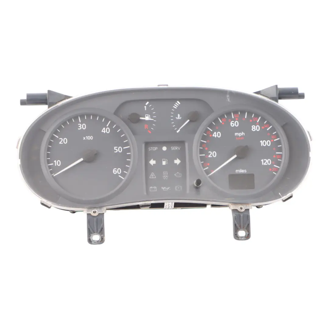 Speedometer Instrument Cluster Diesel Manual to NIssan Primastar X83 with Part number 8200252453 NIssan Primastar X83 Speedometer Instrument Cluster Diesel Manual - SKU RHD-8200252453 - Part number 8200252453