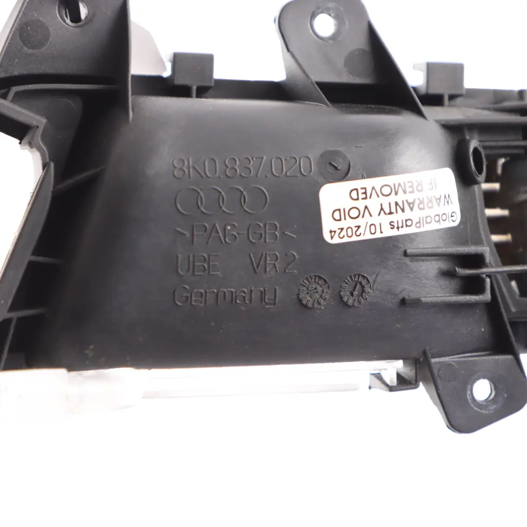 Audi A4 B8 Door Opening Handle Grab Interior Trim Front Right O/S - SKU rhd-8K0837020G - Part number 8K0837020G