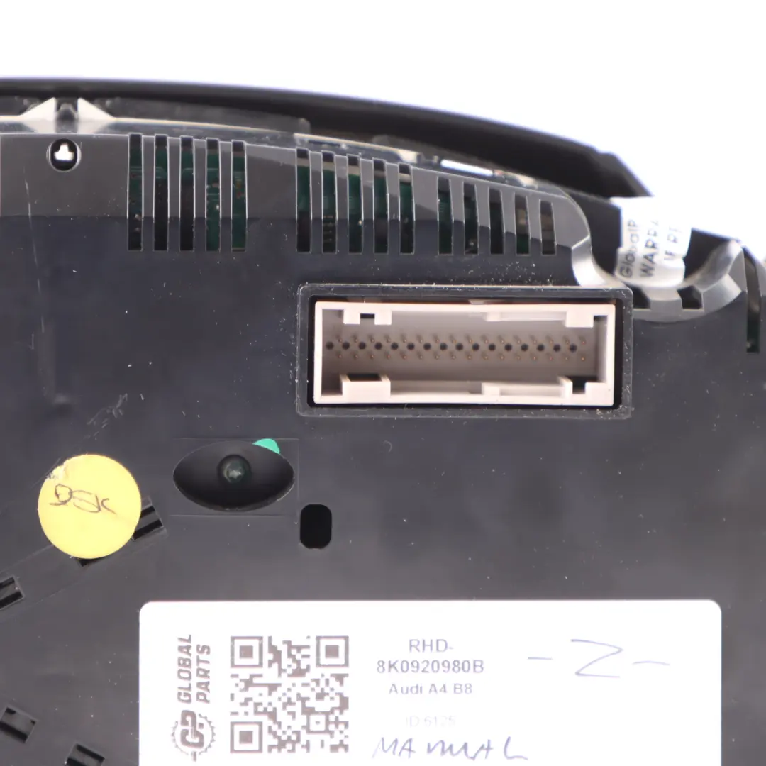 Audi A4 B8 3.0 TDI Diesel Instrument Cluster Speedo Meter Manual - SKU RHD-8K0920980B - Part number 8K0920980B