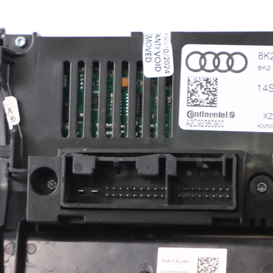 A/C Air Con Heater Climate Control Switch Panel to Audi Q5 8R with Part number 8K2820043AP Audi Q5 8R A/C Air Con Heater Climate Control Switch Panel - SKU RHD-8K2820043AP - Part number 8K2820043AP