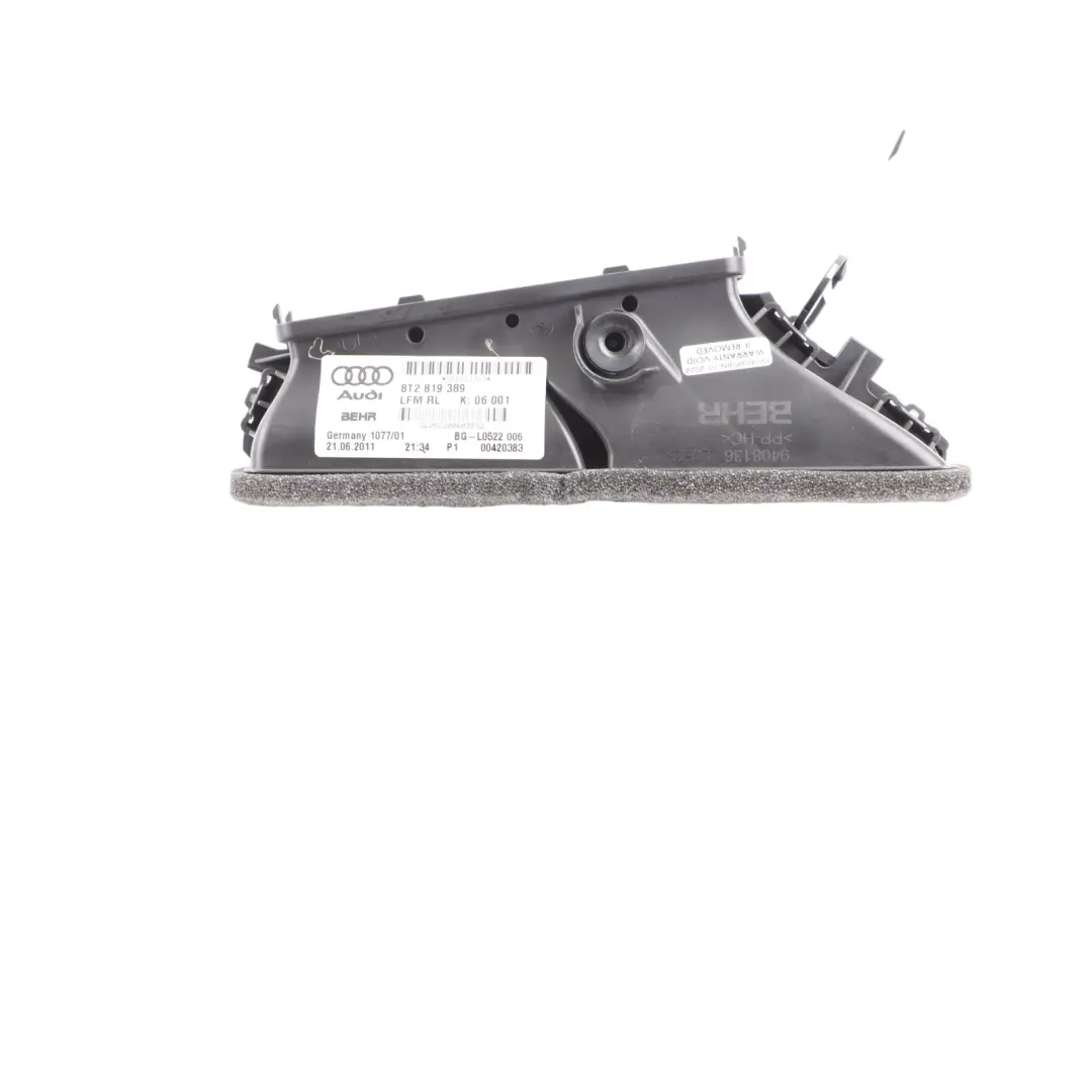 Audi S5 8T Centre Dashboard Air Duct Guide Vent - SKU RHD-8T2819389 - Part number 8T2819389