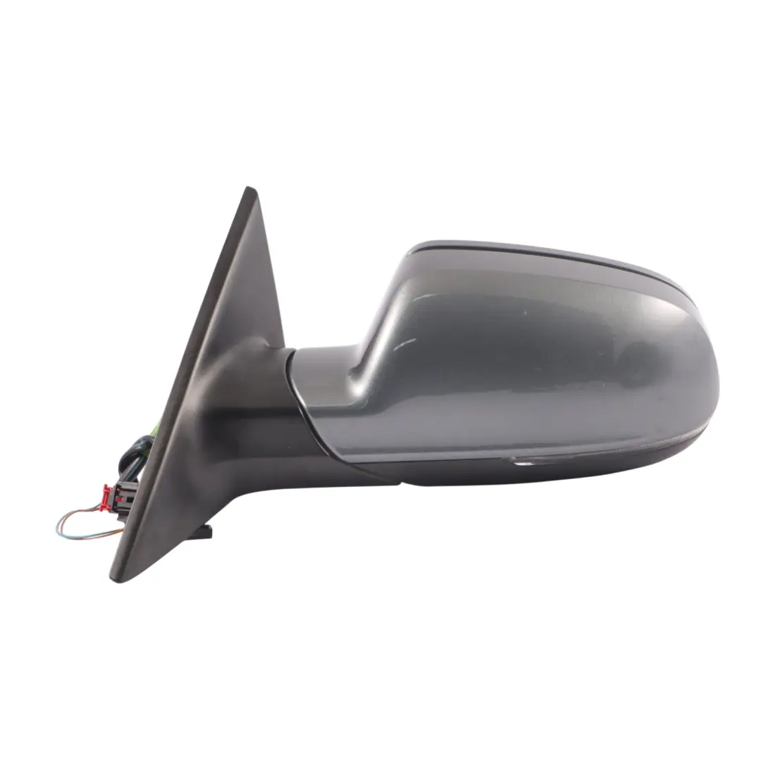 Audi A5 8T Front Mirror Wing Door Electric Left N/S Monsoon Grey X7R - SKU RHD-8T2857409AF-MOG - Part number 8T2857409AF