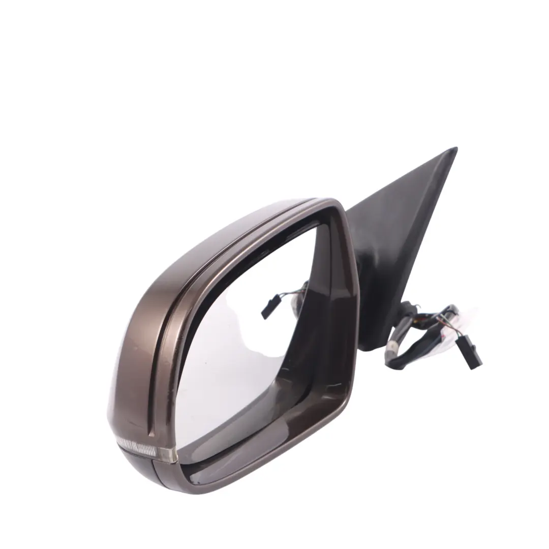 Audi A5 8T Front Mirror Wing Door Left N/S Teak Brown Metallic Z8W 8T2857409AF - SKU RHD-8T2857409AF-TBR - Part number 8T2857409AF-TBR