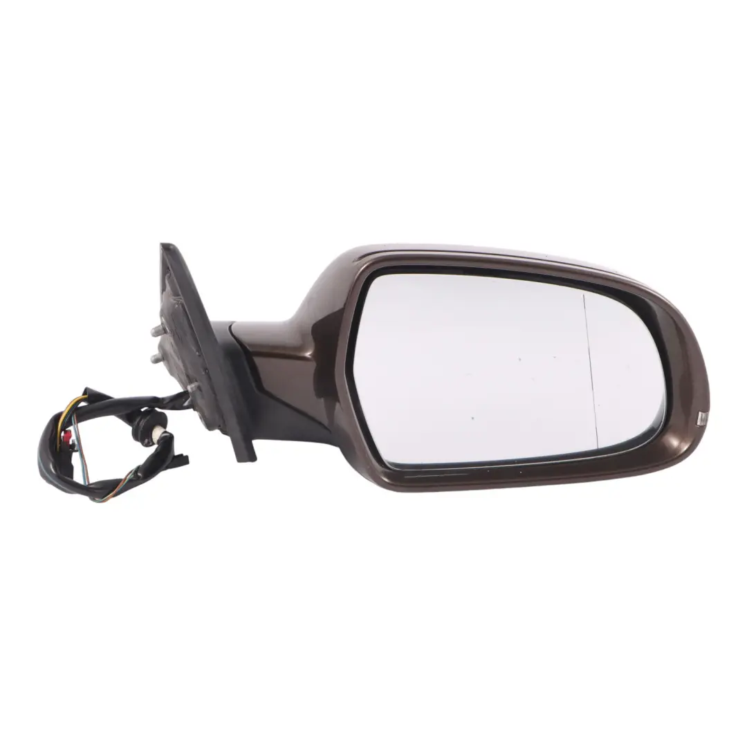 Audi A5 8T Front Mirror Wing Door Right O/S Teak Brown Metallic Z8W 8T2857410AF - SKU RHD-8T2857410AF-TBR - Part number 8T2857410AF-TBR