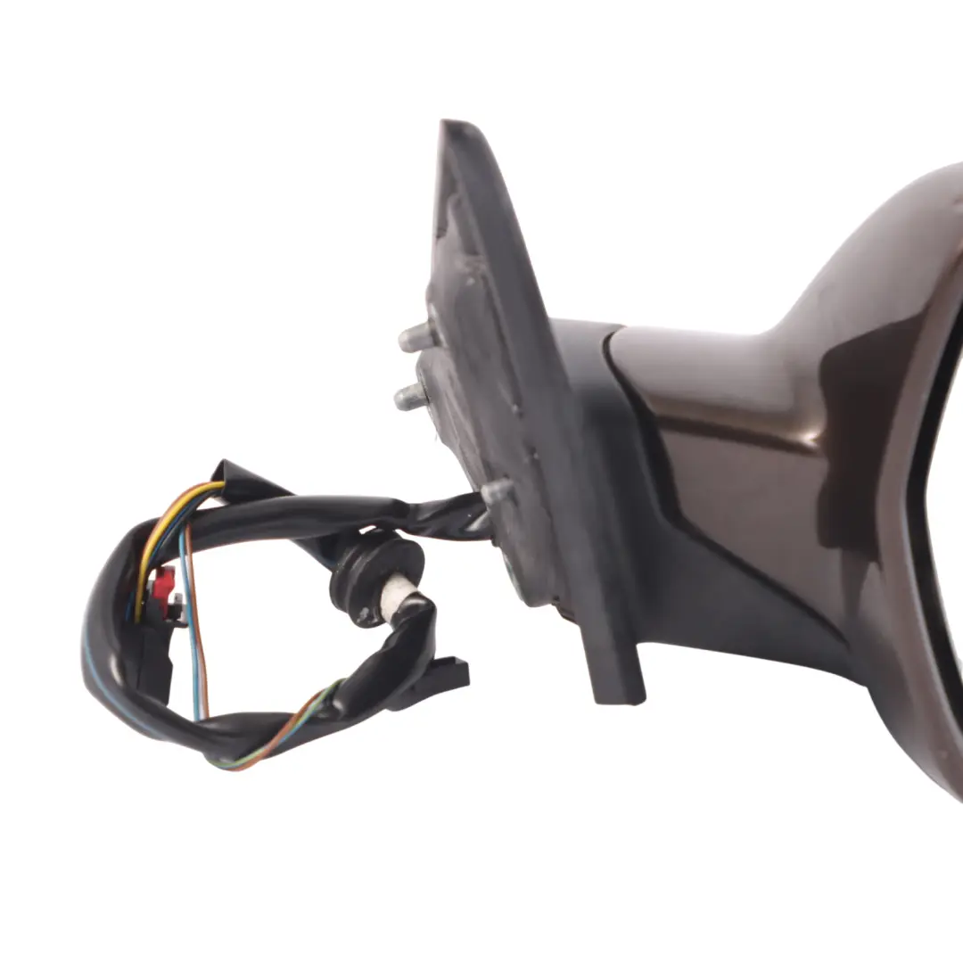 Audi A5 8T Front Mirror Wing Door Right O/S Teak Brown Metallic Z8W 8T2857410AF - SKU RHD-8T2857410AF-TBR - Part number 8T2857410AF-TBR