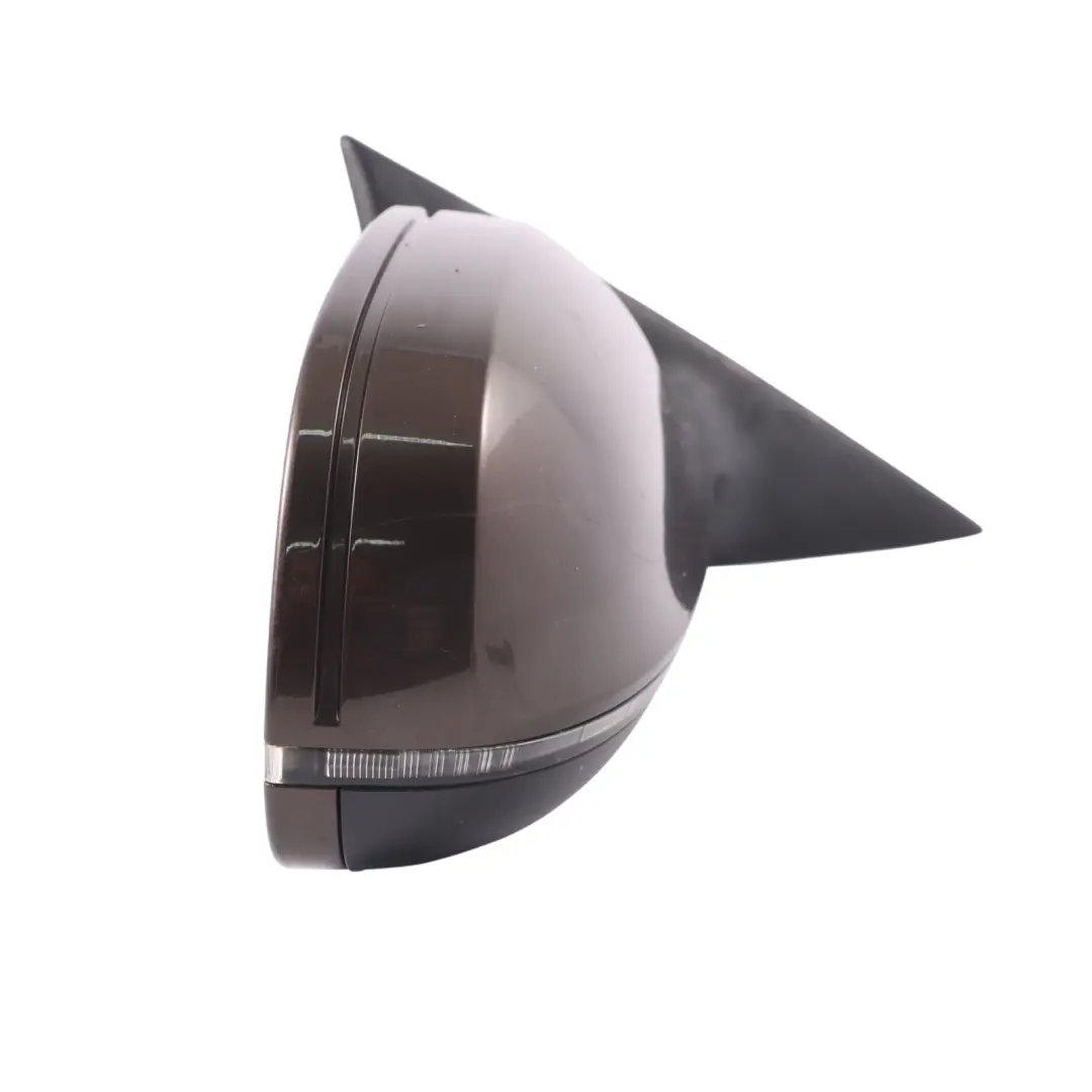 Audi A5 8T Front Mirror Wing Door Right O/S Teak Brown Metallic Z8W 8T2857410AF - SKU RHD-8T2857410AF-TBR - Part number 8T2857410AF-TBR