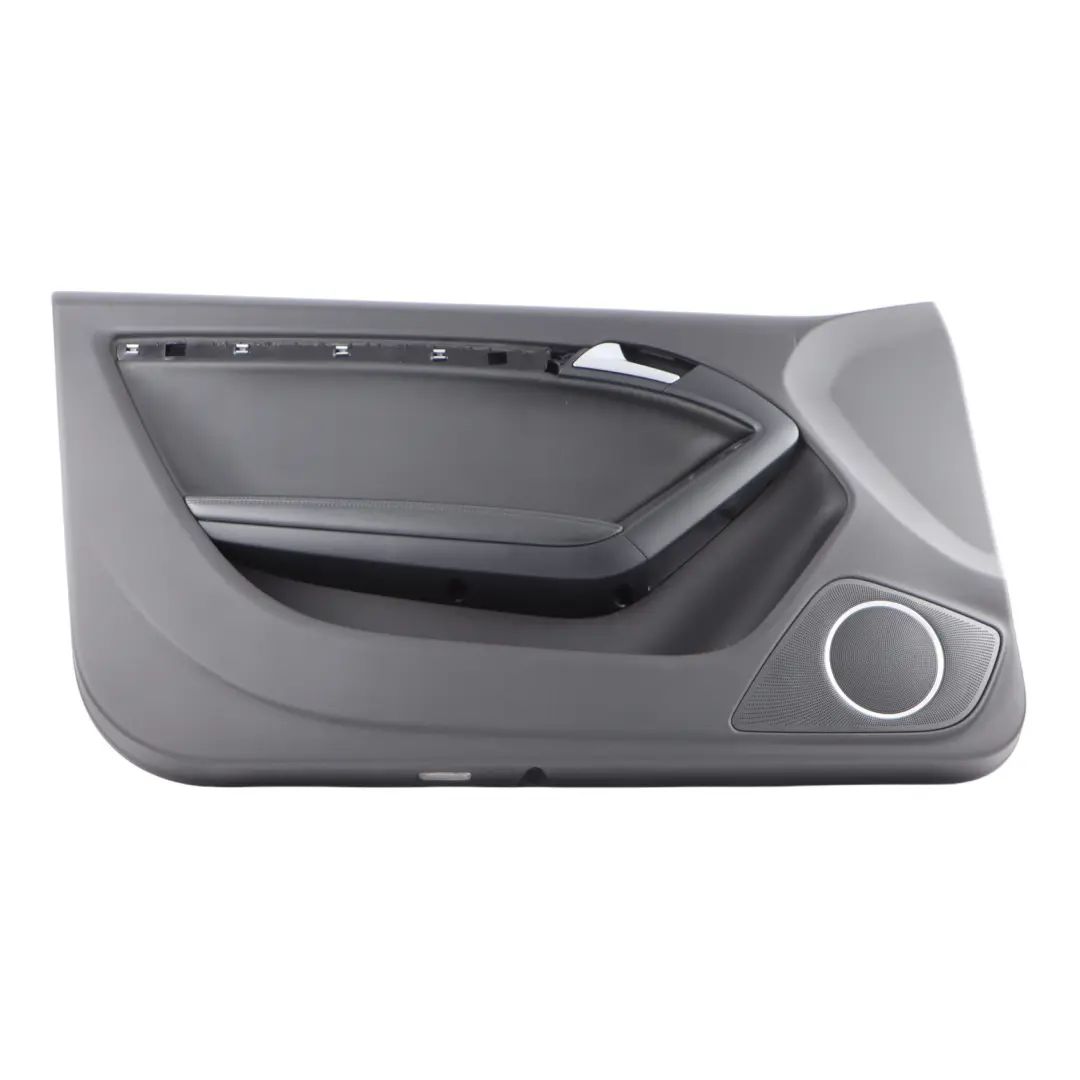 Door Card Front Left N/S Trim Panel Cover Black Leather to Audi A5 8T Coupe with Part number 8T2867103G Audi A5 8T Coupe Door Card Front Left N/S Trim Panel Cover Black Leather - SKU RHD-8T2867103G - Part number 8T2867103G