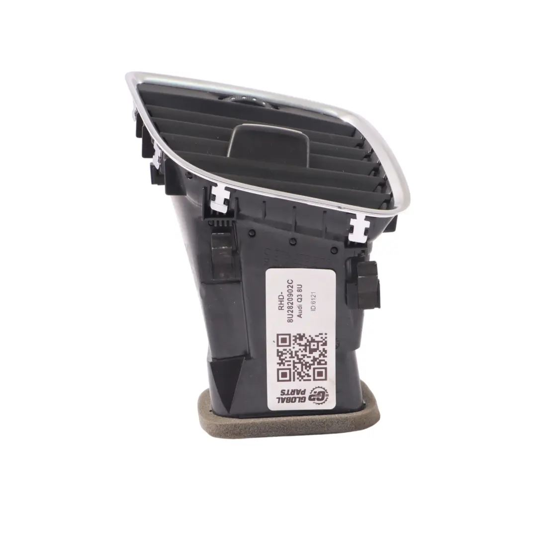 Audi Q3 8U Fresh Air Vent Right O/S Dashboard Trim Panel Black - SKU RHD-8U2820902C - Part number 8U2820902C