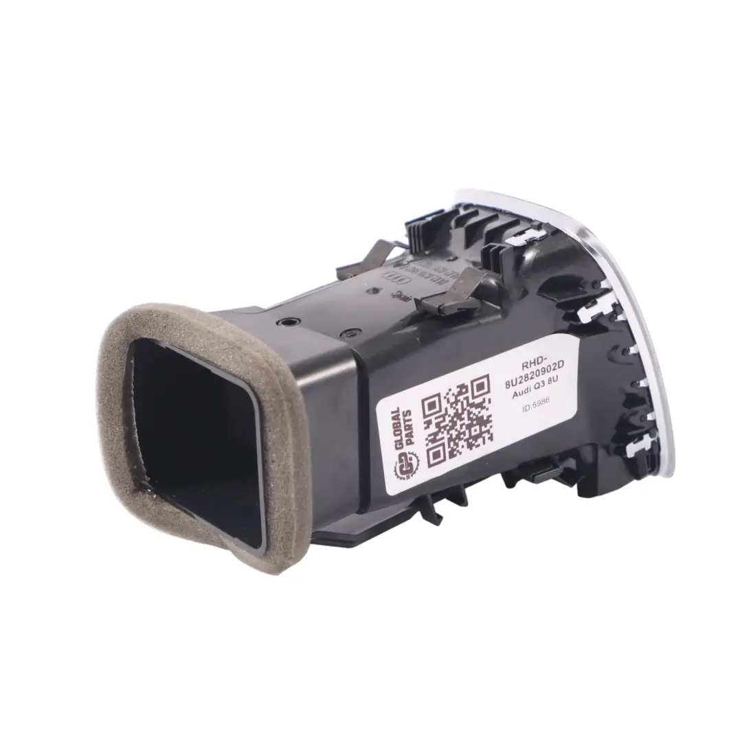 Audi Q3 8U Front Dashboard Air Vent Grille Panel Right O/S - SKU RHD-8U2820902D - Part number 8U2820902D