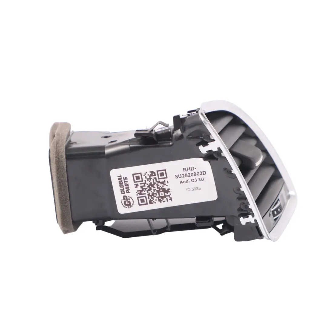 Audi Q3 8U Front Dashboard Air Vent Grille Panel Right O/S - SKU RHD-8U2820902D - Part number 8U2820902D