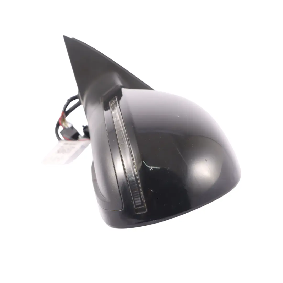Audi Q3 8U Wing Mirror Door Left N/S Power Fold Outside Brilliant Black - LY9B - SKU RHD-8U2857409G-BBL - Part number 8U2857409G