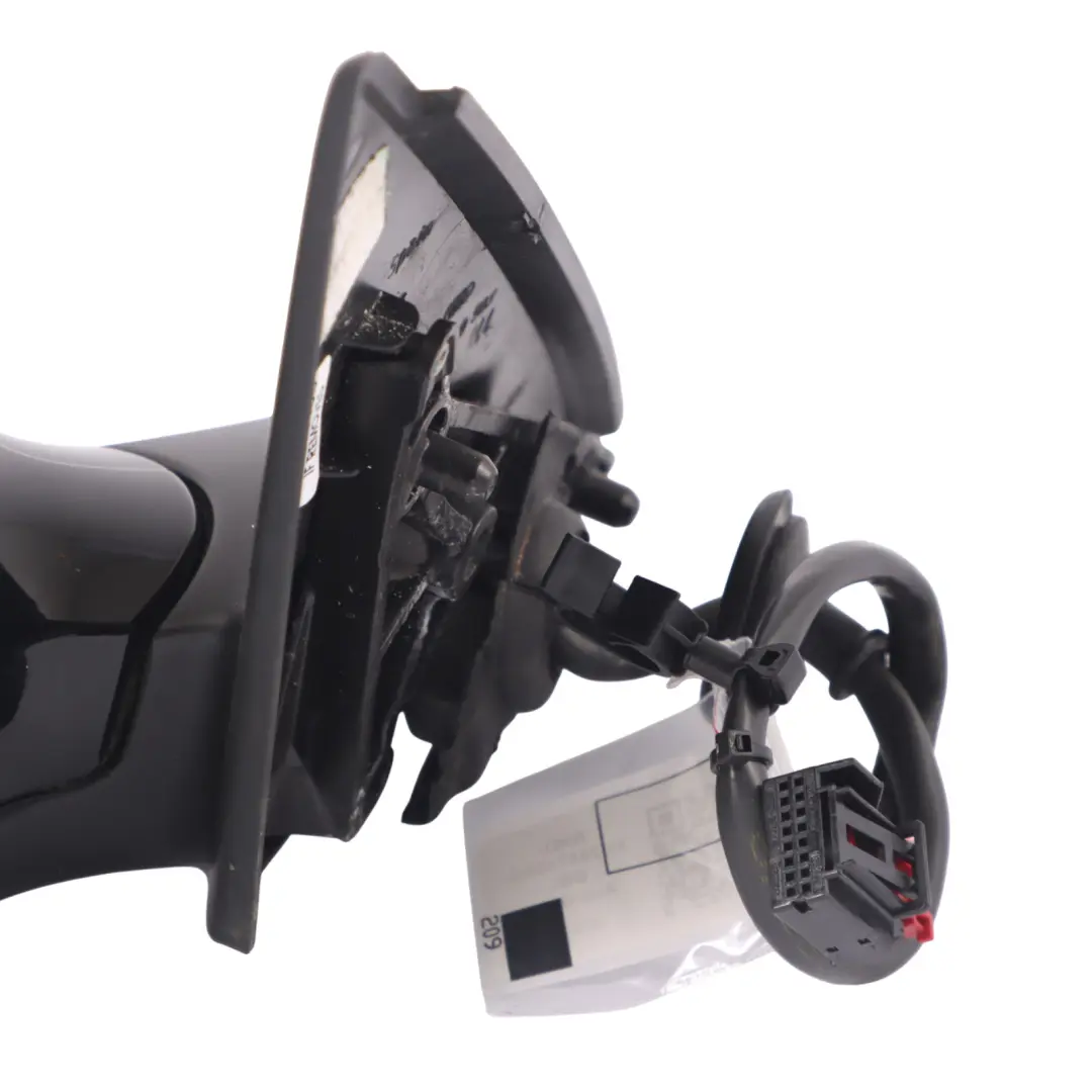 Audi Q3 8U Wing Mirror Door Left N/S Power Fold Outside Brilliant Black - LY9B - SKU RHD-8U2857409G-BBL - Part number 8U2857409G