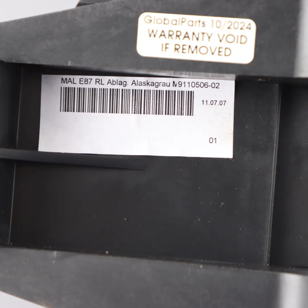 Centre Console Armrest Arm Rest Trim Alaska Grau Grey to BMW 1 Series E81 E82 E87 with Part number 9110506 BMW 1 Series E81 E82 E87 Centre Console Armrest Arm Rest Trim Alaska Grau Grey - SKU RHD-9110506-2 - Part number 9110506