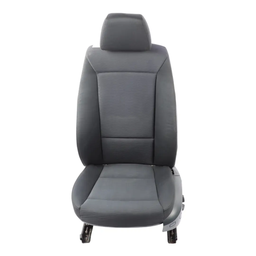 BMW E87 LCI Front Seat Left N/S Memory Electric Cloth Fabric Elektra Anthracite - SKU RHD-9127279-3 - Part number 9127279
