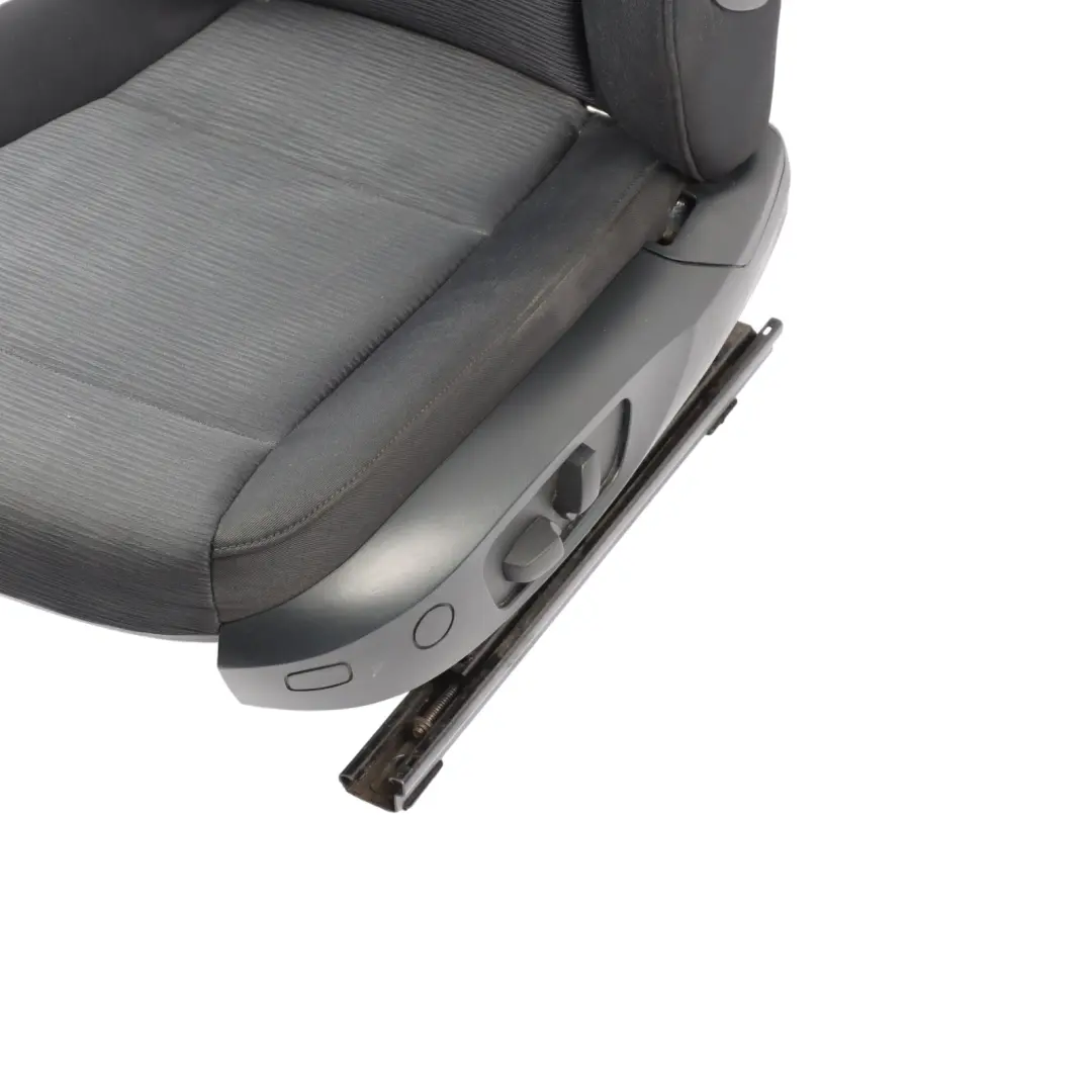 BMW E87 LCI Front Seat Left N/S Memory Electric Cloth Fabric Elektra Anthracite - SKU RHD-9127279-3 - Part number 9127279