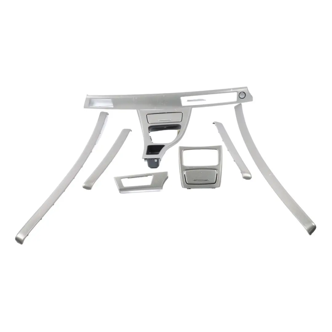 Complete Interior Trim Set Dashboard Dash Glacier Silver to BMW 3 Series 1 E92 with Part number 9148505 BMW 3 Series 1 E92 Complete Interior Trim Set Dashboard Dash Glacier Silver - SKU rhd-9148505-1 - Part number 9148505