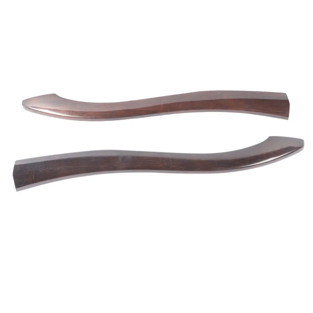 BMW X6 E71 Decor Strip Trim Dashboard Cover Wood Set Bamboo Grain Dark - SKU RHD-9210999-4 - Part number 9210999