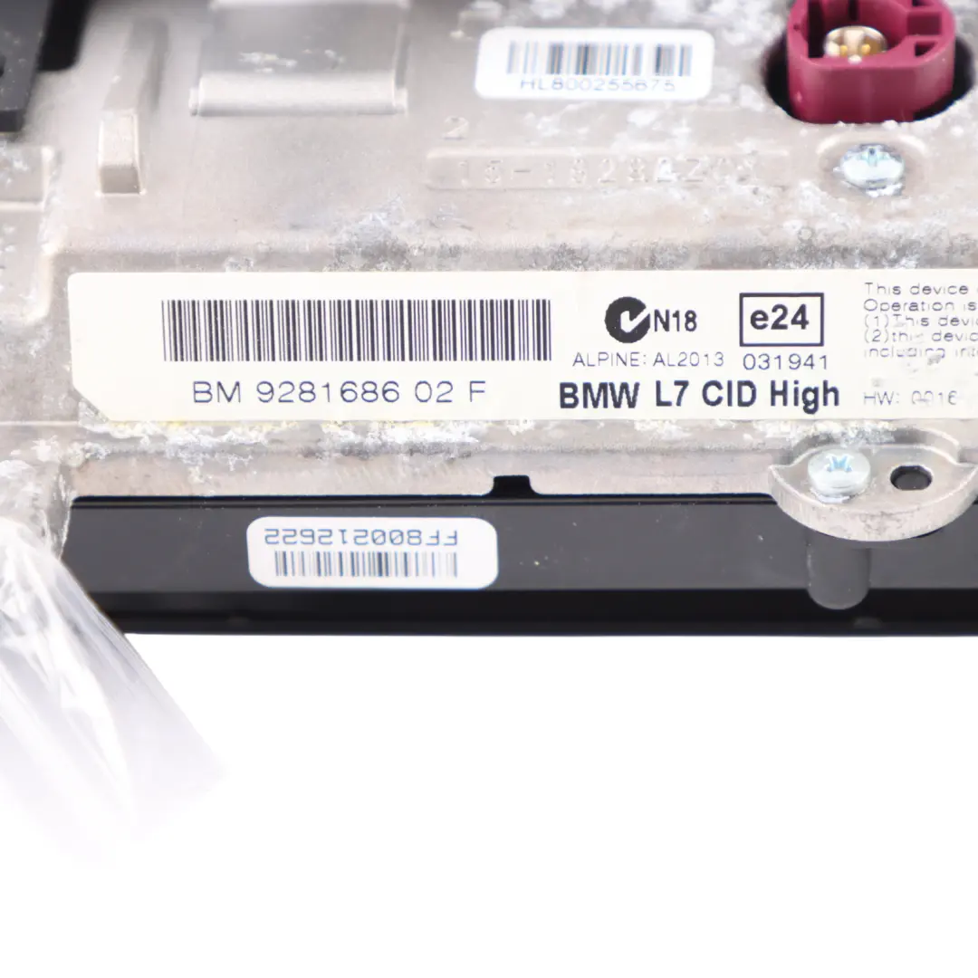 Display BMW F20 F21 F22 Central Information Infotainment Screen 8,8" to with Part number 9281686 Display BMW F20 F21 F22 Central Information Infotainment Screen 8,8" - SKU RHD-9281686 - Part number 9281686