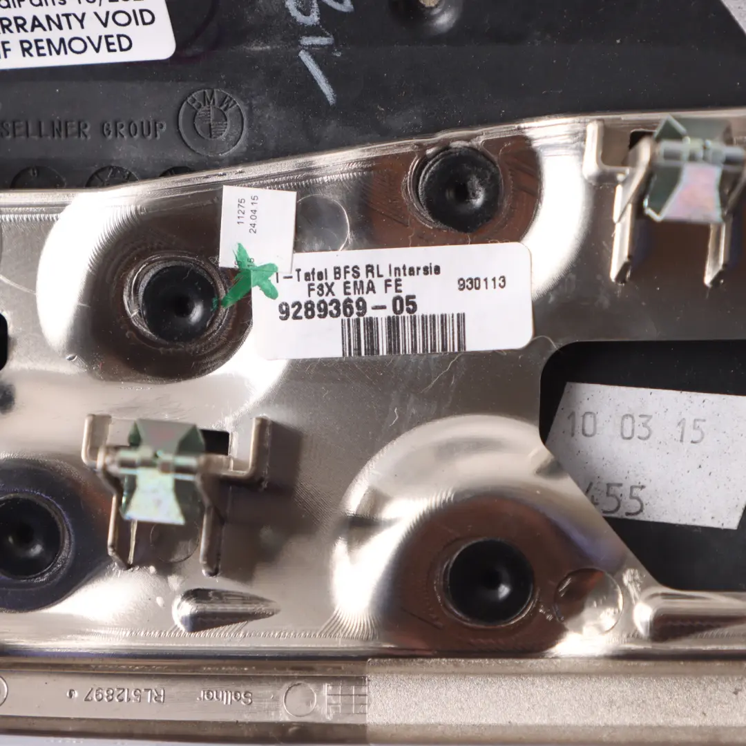 Dashboard Trim BMW F32 F33 F36 Gran Coupe Cover Ash Wood Chrome to with Part number 9289369 Dashboard Trim BMW F32 F33 F36 Gran Coupe Cover Ash Wood Chrome - SKU RHD-9289369 - Part number 9289369