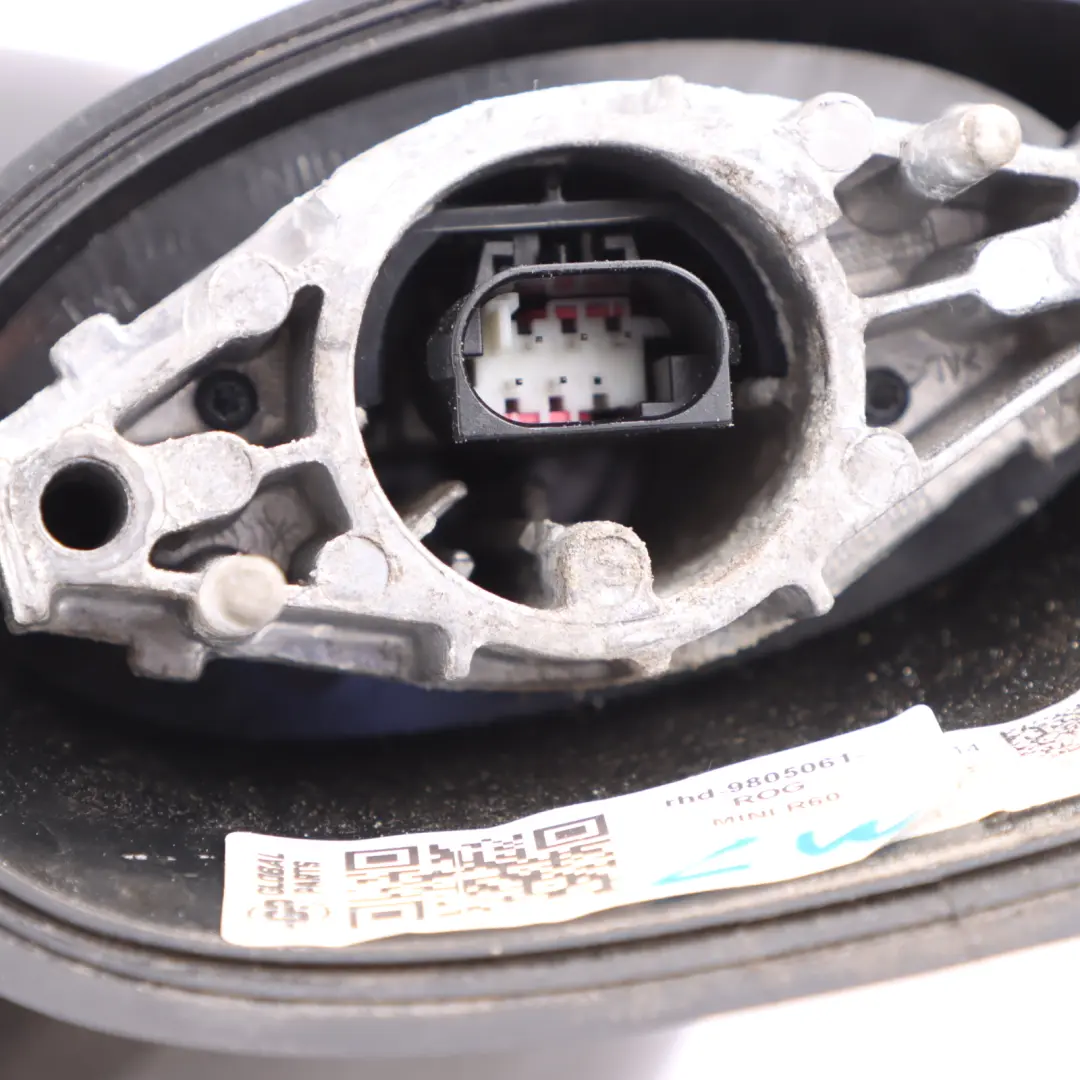 Countyman R60 Heated Left Door Wing Mirror N/S Royal Grey Metallic A48 to Mini with Part number 9805061 Mini Countyman R60 Heated Left Door Wing Mirror N/S Royal Grey Metallic A48 - SKU RHD-9805061-ROG - Part number 9805061