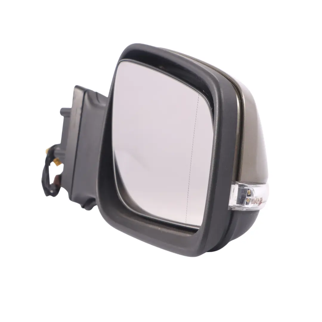 Wing Mirror Mercedes W169 W245 Power Fold Right O/S Steppe Brown Metallic - 490 to with Part number A1698101476 Wing Mirror Mercedes W169 W245 Power Fold Right O/S Steppe Brown Metallic - 490 - SKU rhd-A1698101476-STE - Part number A1698101476