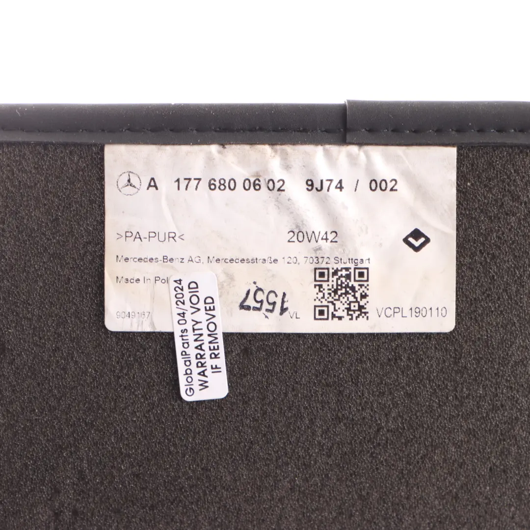 Floor Mats Set Interior Front Footwell Cover to Mercedes W177 with Part number A1776800602 Mercedes W177 Floor Mats Set Interior Front Footwell Cover - SKU rhd-A1776800602 - Part number A1776800602