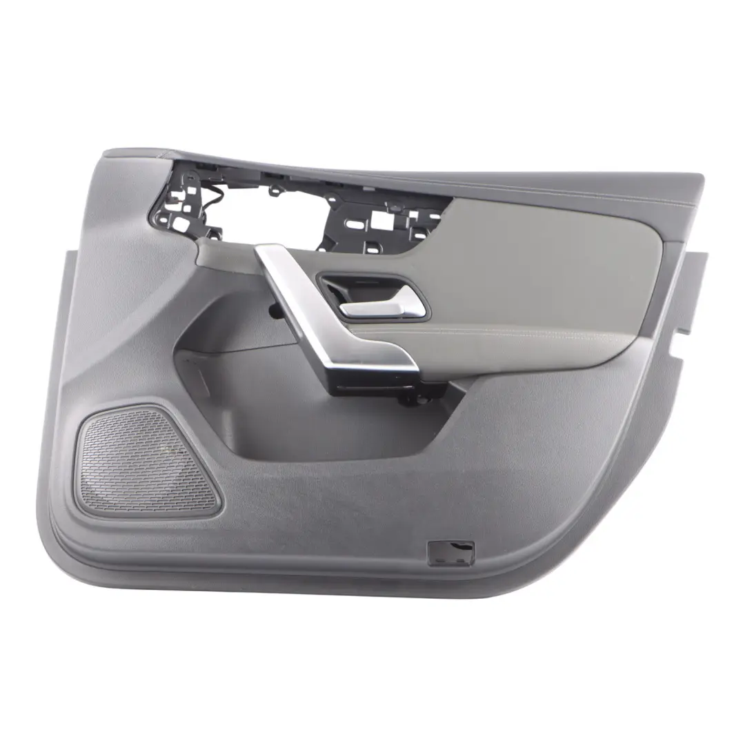 Door Card Right O/S Trim Panel Cover Leather Grey to Mercedes V177 Rear with Part number A1777202800 Mercedes V177 Rear Door Card Right O/S Trim Panel Cover Leather Grey - SKU RHD-A1777202800-2 - Part number A1777202800