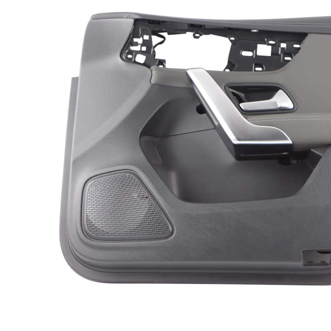 Door Card Right O/S Trim Panel Cover Leather Grey to Mercedes V177 Rear with Part number A1777202800 Mercedes V177 Rear Door Card Right O/S Trim Panel Cover Leather Grey - SKU RHD-A1777202800-2 - Part number A1777202800