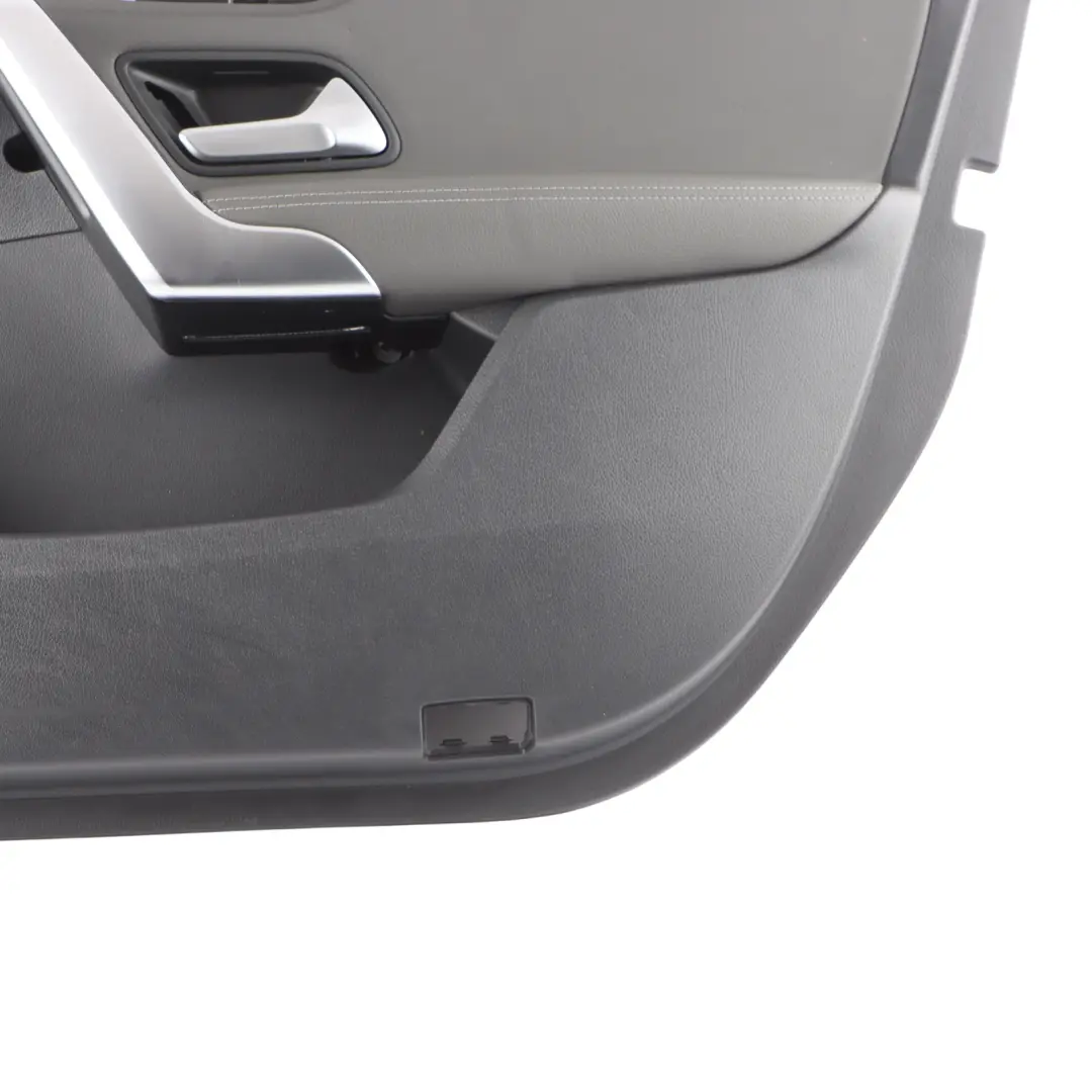 Door Card Right O/S Trim Panel Cover Leather Grey to Mercedes V177 Rear with Part number A1777202800 Mercedes V177 Rear Door Card Right O/S Trim Panel Cover Leather Grey - SKU RHD-A1777202800-2 - Part number A1777202800