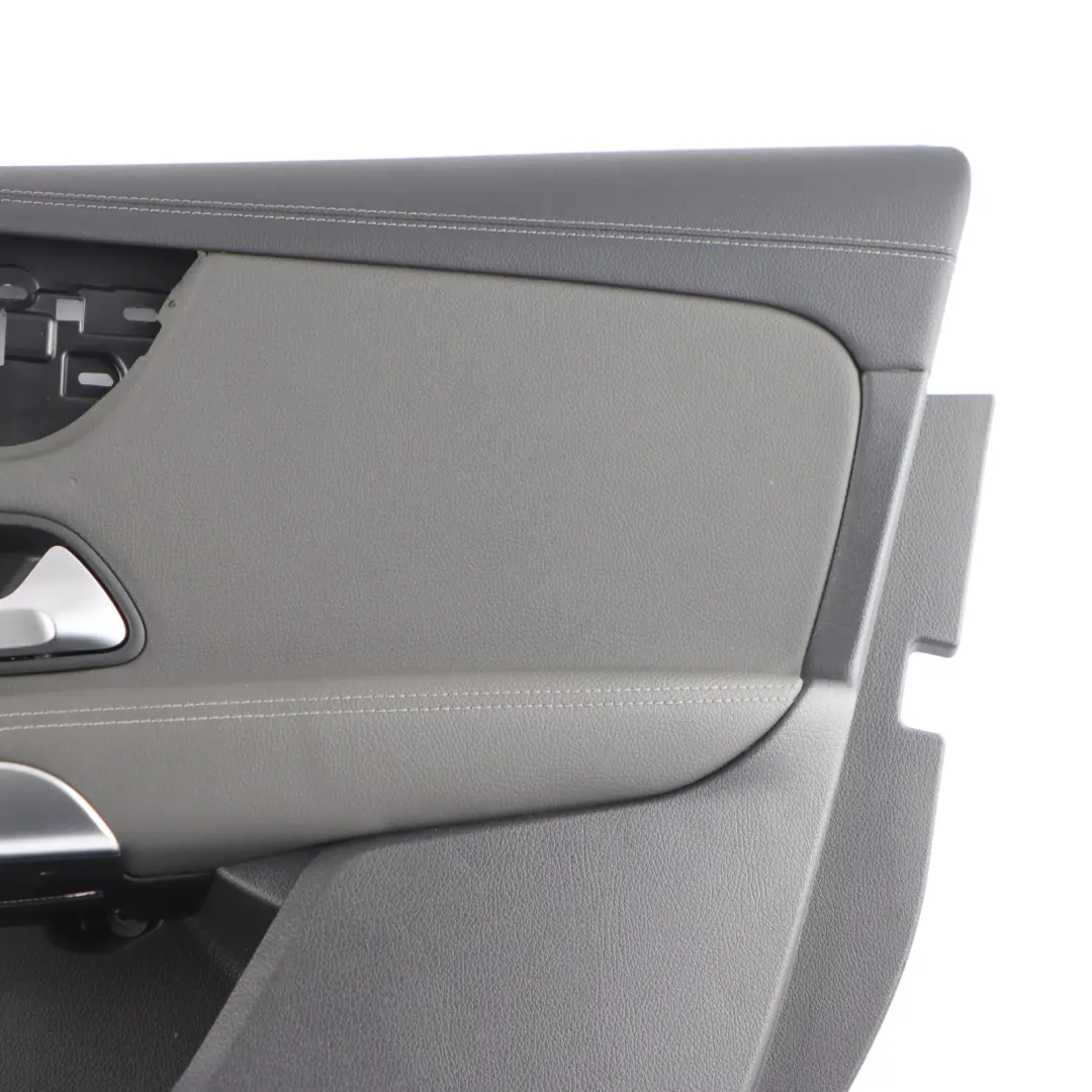 Door Card Right O/S Trim Panel Cover Leather Grey to Mercedes V177 Rear with Part number A1777202800 Mercedes V177 Rear Door Card Right O/S Trim Panel Cover Leather Grey - SKU RHD-A1777202800-2 - Part number A1777202800