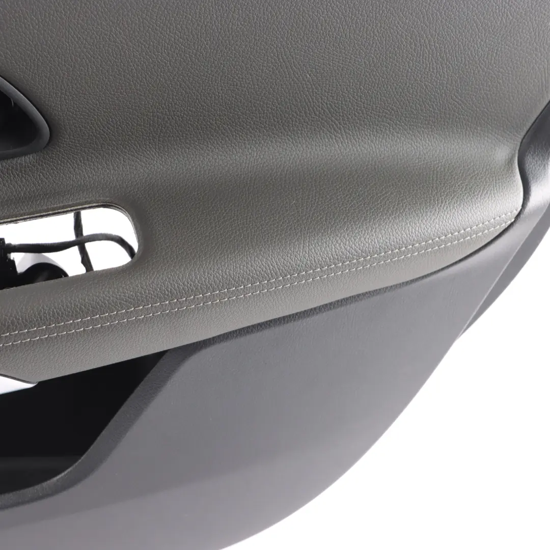 Door Card Right O/S Trim Panel Cover Leather Grey to Mercedes V177 Rear with Part number A1777202800 Mercedes V177 Rear Door Card Right O/S Trim Panel Cover Leather Grey - SKU RHD-A1777202800-2 - Part number A1777202800
