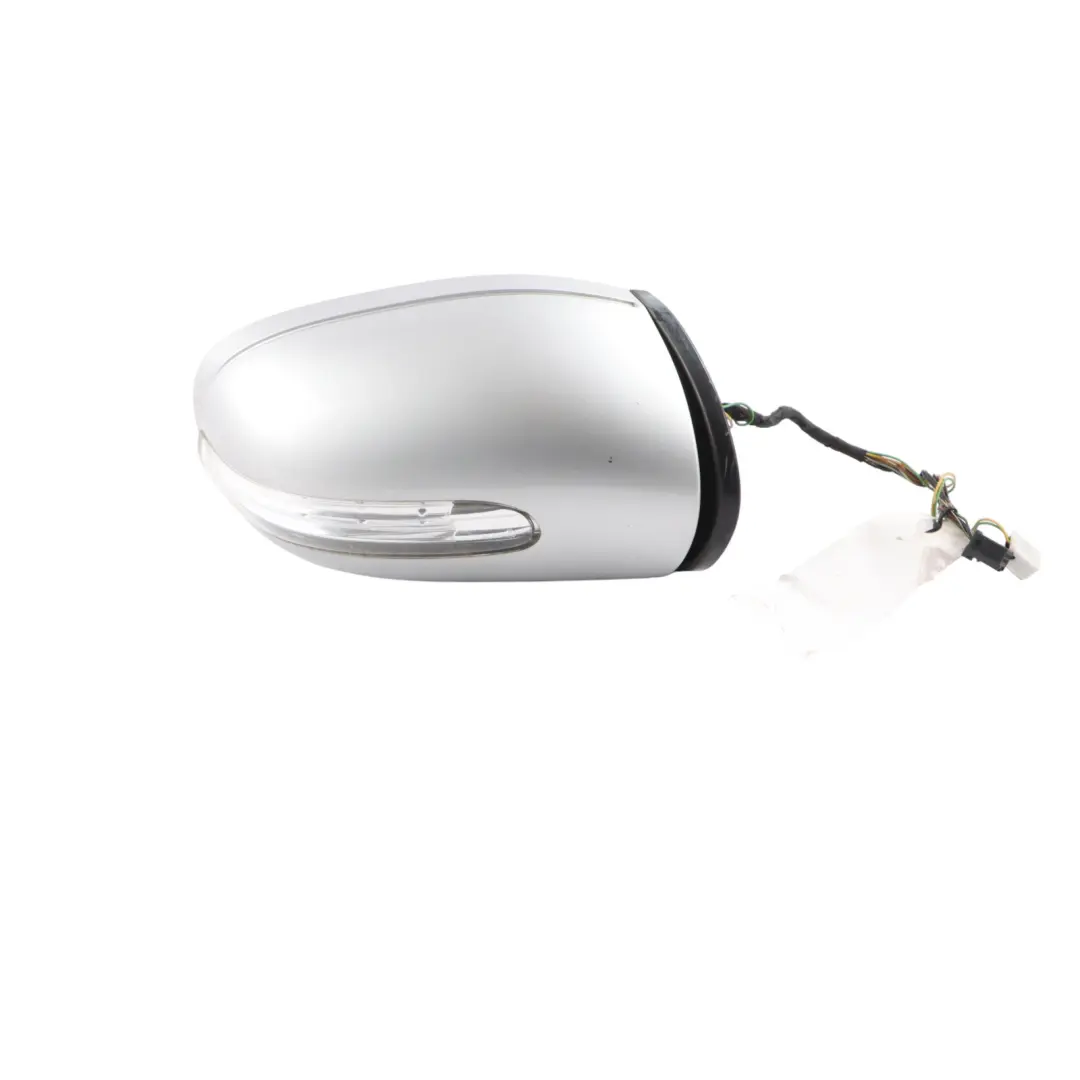 Mercedes W203 Wing Mirror Right O/S Power Fold Auto Dip Brilliant Silver - 9744 - SKU rhd-A2038107276-BRS1 - Part number A2038107276