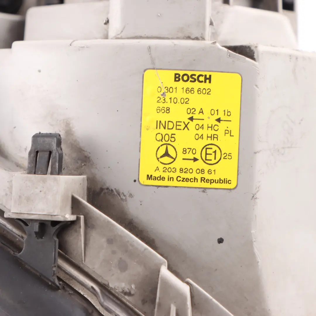 Mercedes W203 Headlight Headlamp Lamp Front Right O/S A2038201459 - SKU RHD-A2038201459-1 - Part number A2038200861