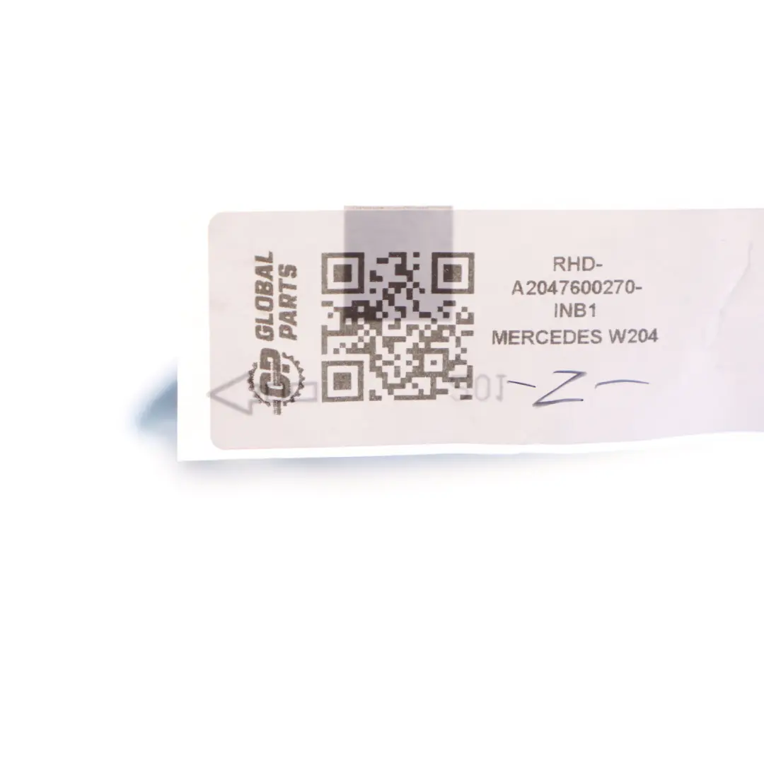  Door Handle Mercedes W176 W204 Grab Right O/S Outside Indigolite Blue - 230 - SKU RHD-A2047600270-INB1 - Part number A2047600270