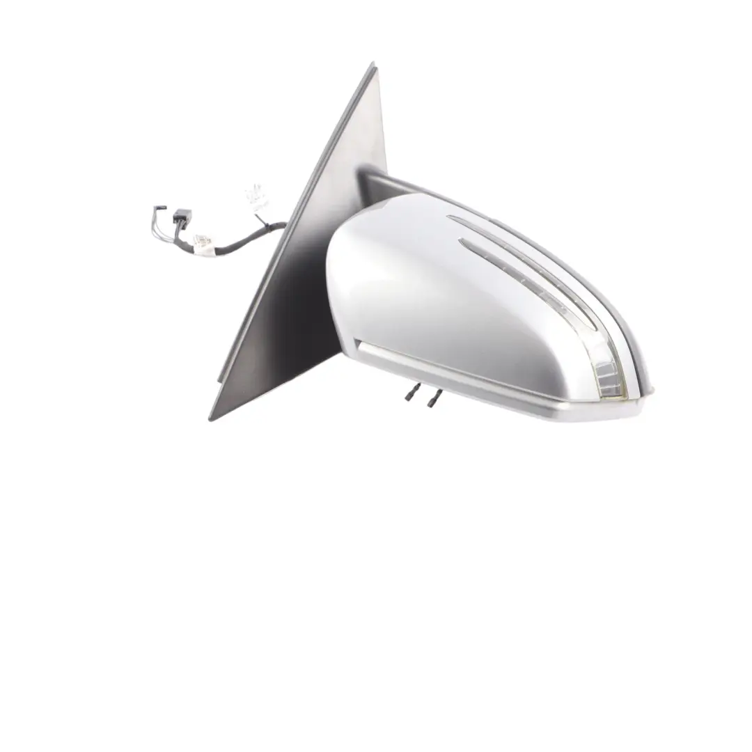 Mercedes W204 Door Wing Mirror Power Fold Right O/S Palladium Silver - 792 - SKU RHD-A2048103076-PAL - Part number A2048103076