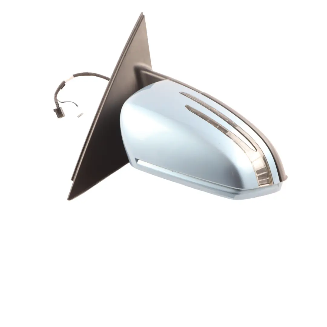  Wing Mirror Mercedes W204 Right O/S Power Fold Auto Dip Indigolite Blue - 230 - SKU RHD-A2048104076-INB - Part number A2048104076