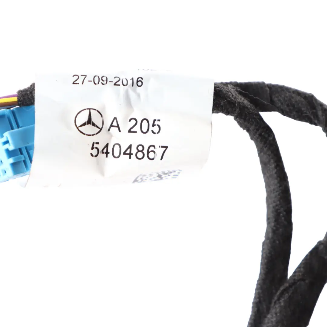 Front Door Harness Wiring Loom Right O/S Driver's Side to Mercedes W205 with Part number A2055404867 Mercedes W205 Front Door Harness Wiring Loom Right O/S Driver's Side - SKU RHD-A2055404867 - Part number A2055404867