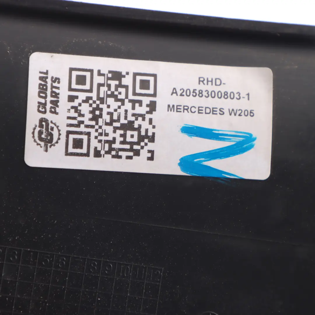 Mercedes W205 Windscreen Side Scuttle Panel Front Right O/S Cover - SKU RHD-A2058300803-1 - Part number A2058300803