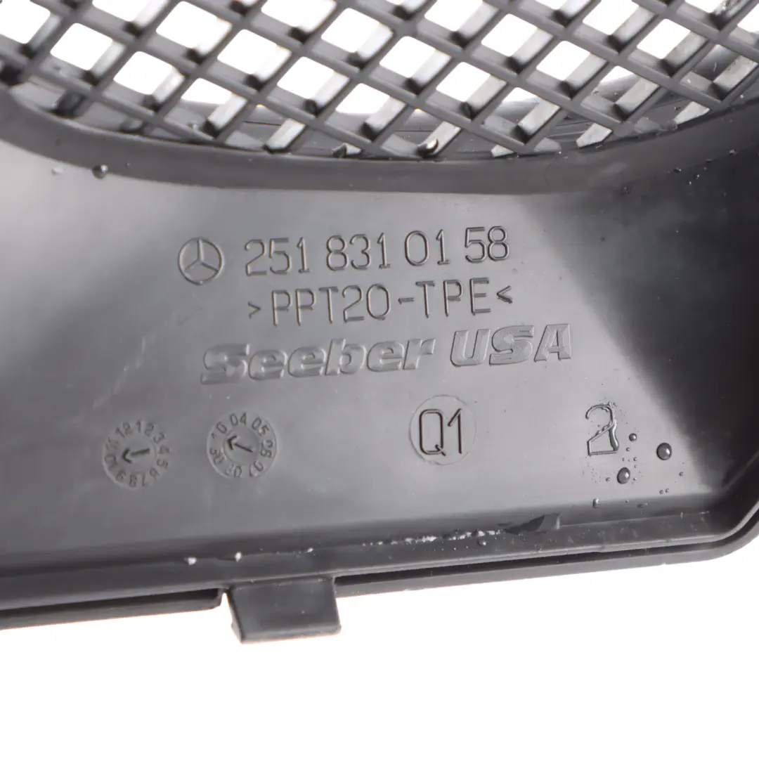 Intake Grille Case to Mercedes V251 Air with Part number A2518310158 Mercedes V251 Air Intake Grille Case - SKU RHD-A2518310158 - Part number A2518310158