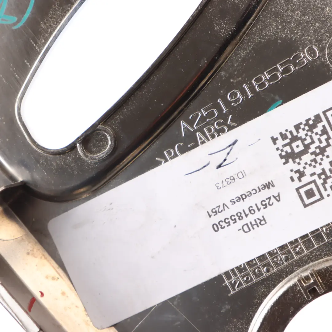 Mercedes V251 Seat Trim Switch Cover Left N/S Passenger Side - SKU RHD-A2519185530 - Part number A2519185530