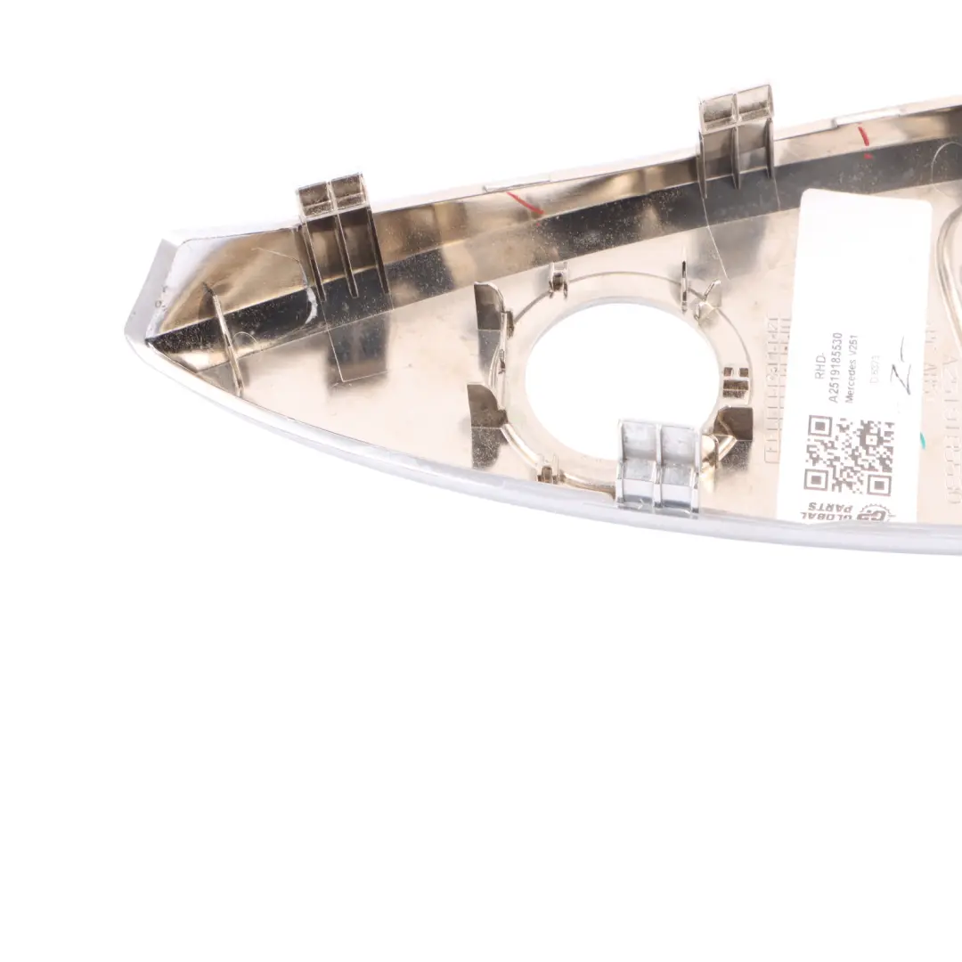 Trim Switch Cover Left N/S Passenger Side to Mercedes V251 Seat with Part number A2519185530 Mercedes V251 Seat Trim Switch Cover Left N/S Passenger Side - SKU RHD-A2519185530 - Part number A2519185530