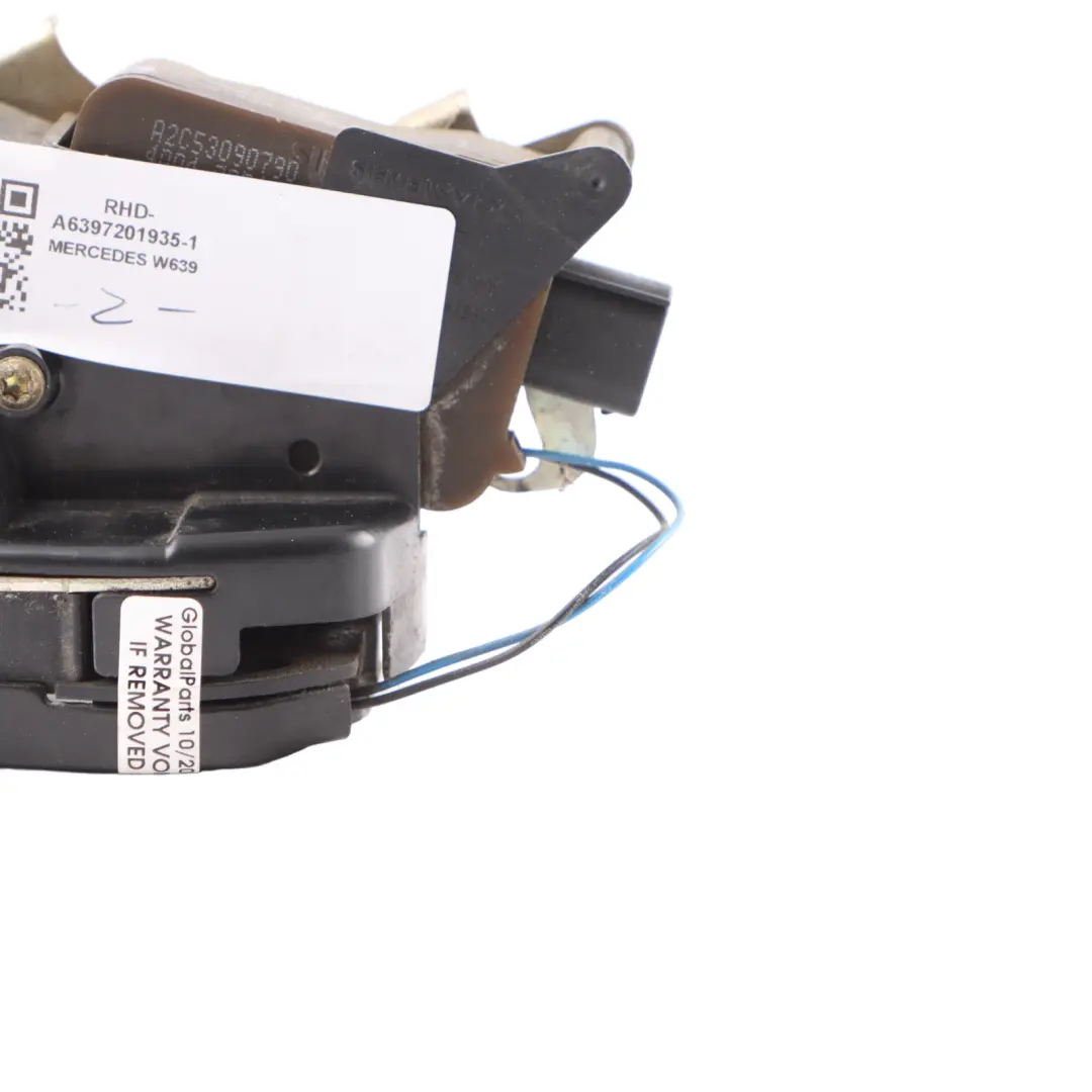 Front Door Lock Actuator Mechanism Right O/S to Mercedes Vito W639 with Part number A6397201935 Mercedes Vito W639 Front Door Lock Actuator Mechanism Right O/S - SKU RHD-A6397201935-1 - Part number A6397201935
