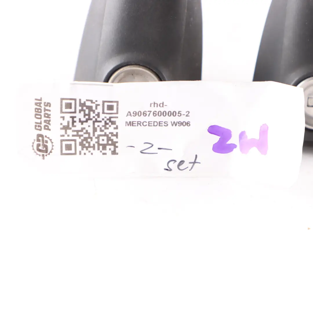 Door Handle Lock Cylinder Cap Cover Set to Mercedes W906 with Part number A9067600005 Mercedes W906 Door Handle Lock Cylinder Cap Cover Set - SKU RHD-A9067600005-2 - Part number A9067600005